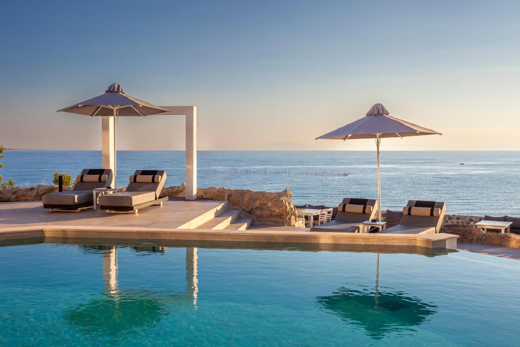 Akrotiri Olympus Luxury Suites - Adults Only Plaka Litochoro Dış mekan fotoğraf